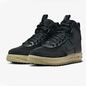 Nike Lunar Force 1 Duckboot Black Neutral Olive Men’s Shoes Size 8 DZ5320 001
